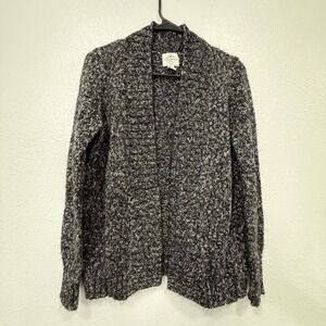 St Johns Bay Women's Speckled Knit Cardigan Sweater Size S